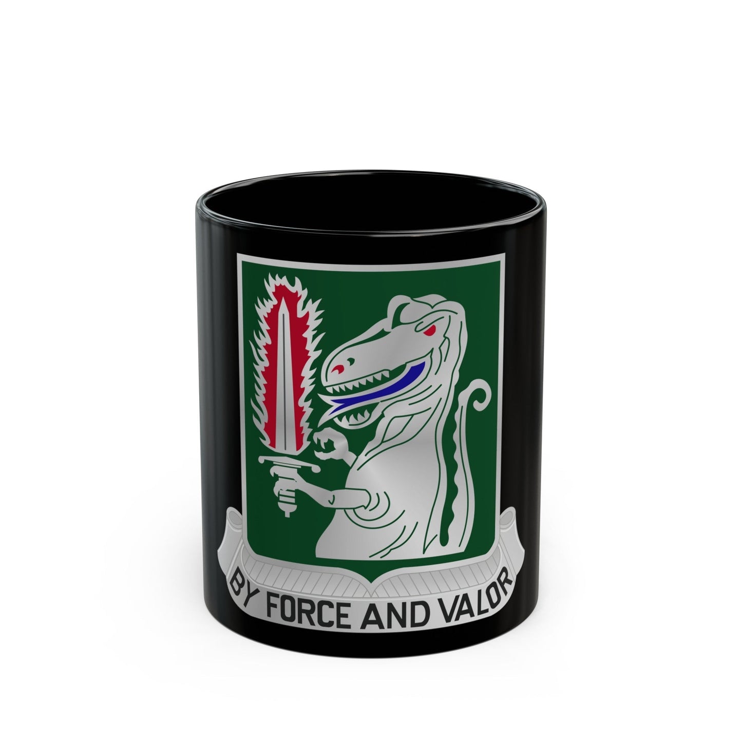 40 Cavalry Regiment (U.S. Army) Black Coffee Mug-11oz-The Sticker Space