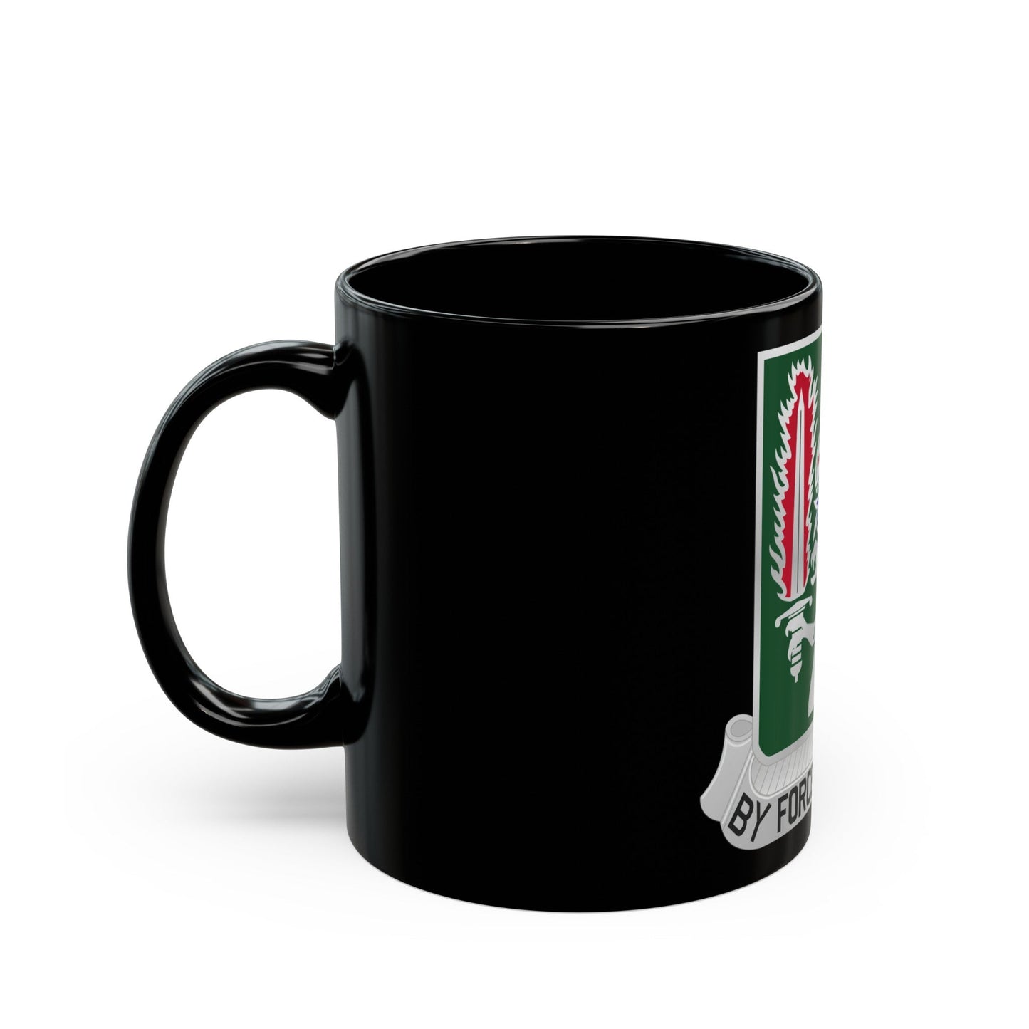 40 Cavalry Regiment (U.S. Army) Black Coffee Mug-The Sticker Space