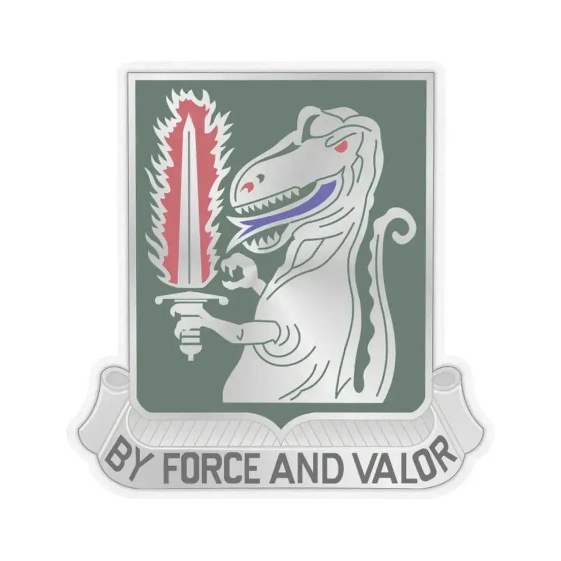 40 Cavalry Regiment (U.S. Army) STICKER Vinyl Kiss-Cut Decal 2 Inch Transparent - The Sticker Space