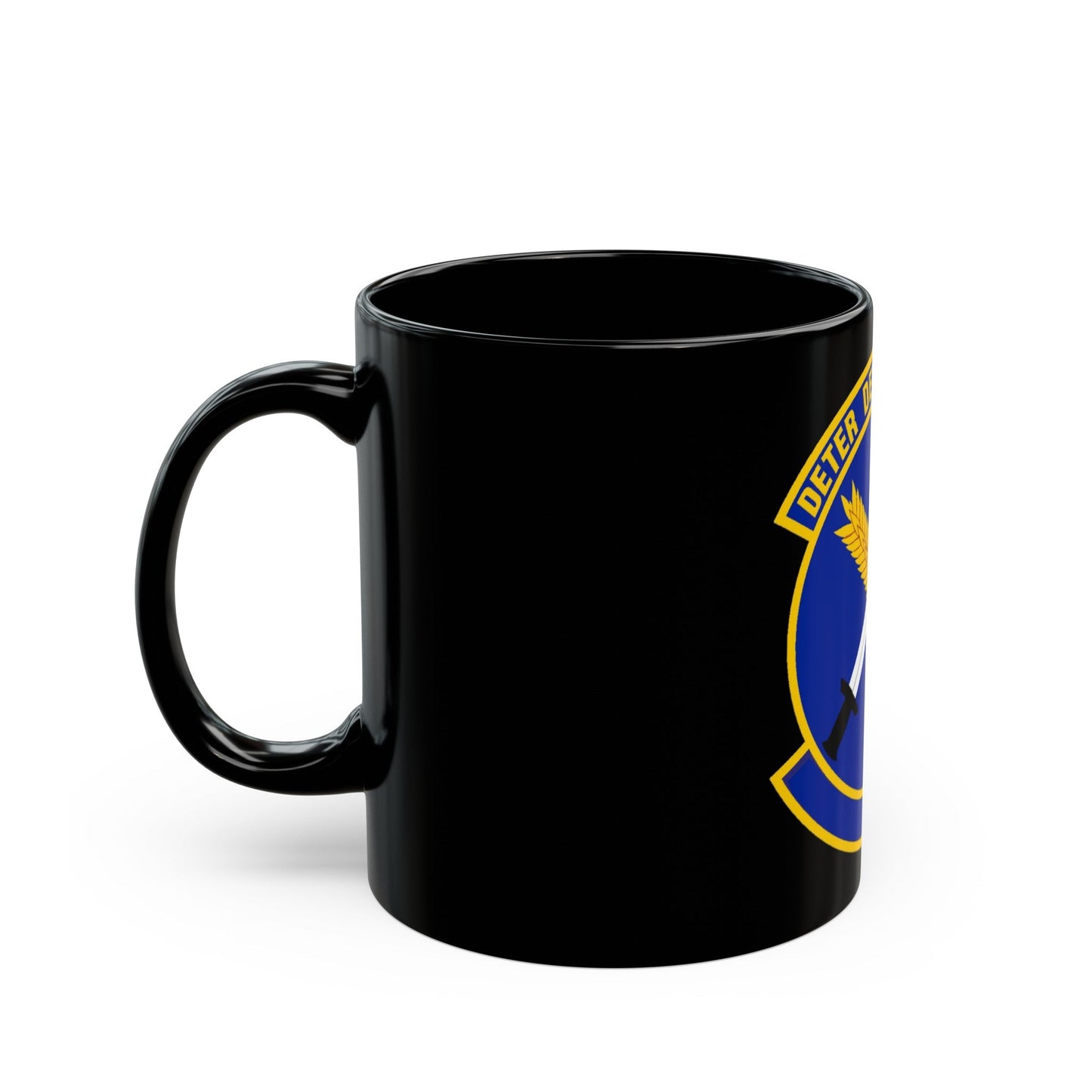 40 Helicopter Squadron AFGSC (U.S. Air Force) Black Coffee Mug-The Sticker Space