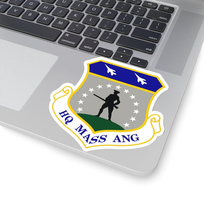 Headquarters Massachusetts Air National Guard (U.S. Air Force) STICKER Vinyl Kiss-Cut Decal