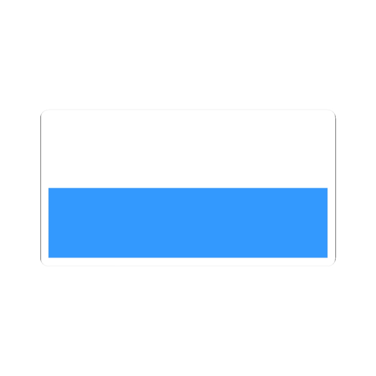 Flag of Moshensky rayon Novgorod oblast (Russia) STICKER Vinyl Kiss-Cut Decal