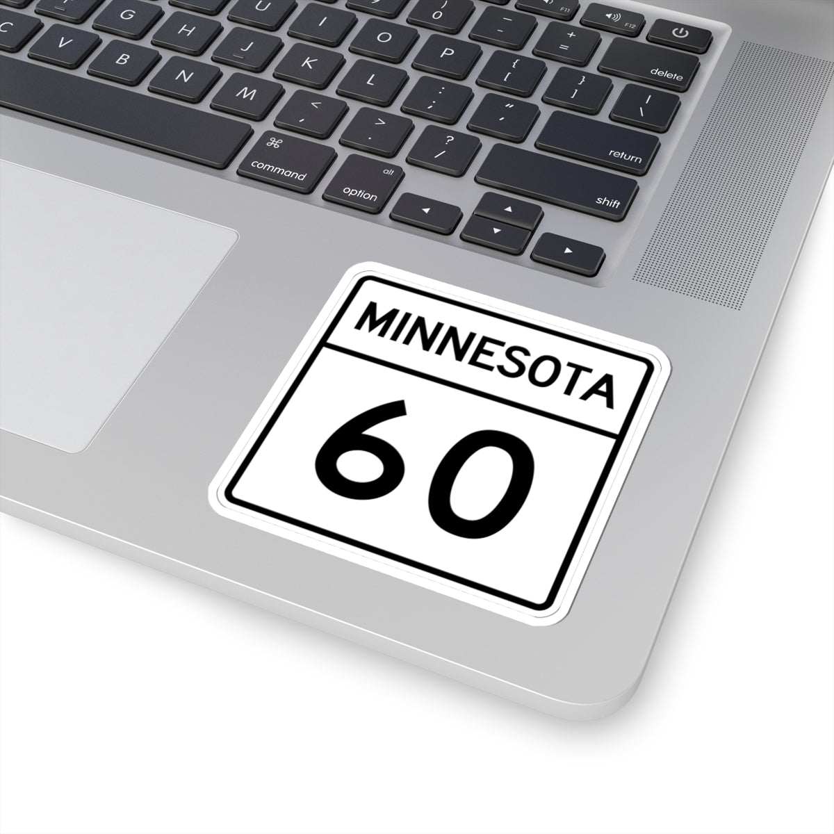 MN-60 1948 (Minnesota) (Road Sign) STICKER Vinyl Kiss-Cut Decal