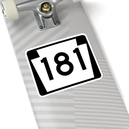 PA-181 (Pennsylvania) (Road Sign) STICKER Vinyl Kiss-Cut Decal