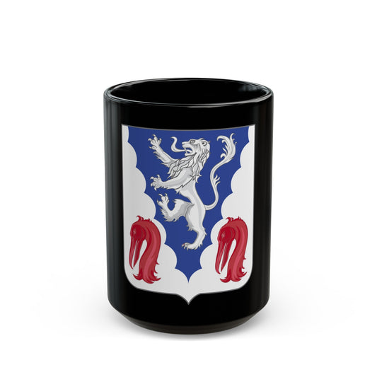 401 Glider Infantry Regiment 2 (U.S. Army) Black Coffee Mug-15oz-The Sticker Space