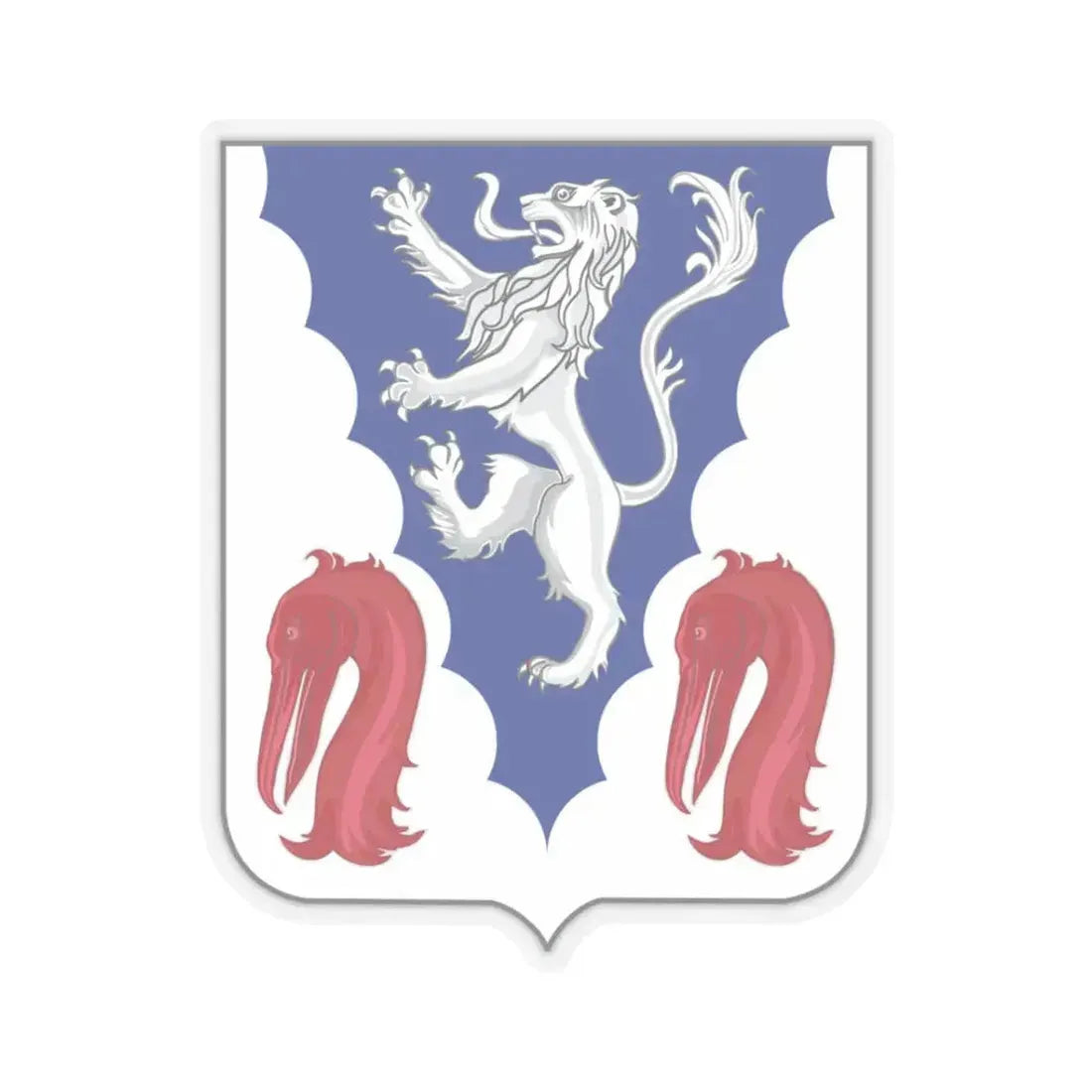 401 Glider Infantry Regiment 2 (U.S. Army) STICKER Vinyl Kiss-Cut Decal 3 Inch Transparent - The Sticker Space