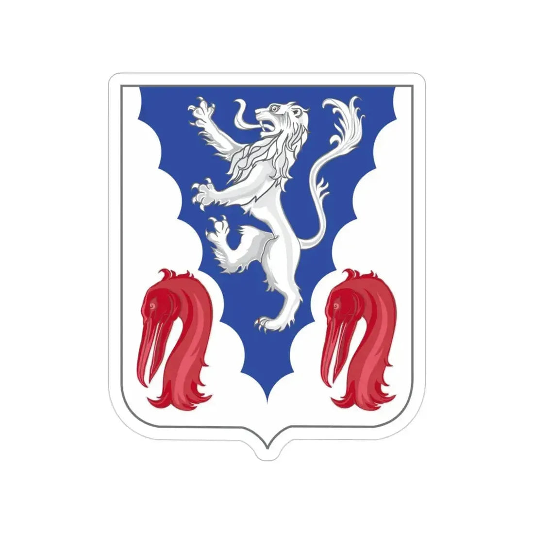 401 Glider Infantry Regiment 2 (U.S. Army) Transparent STICKER Die-Cut Vinyl Decal 3 Inch - The Sticker Space