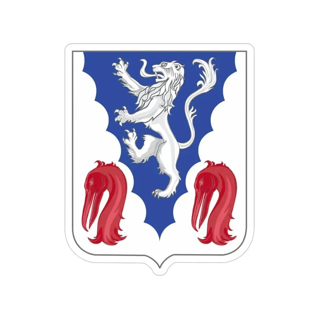 401 Glider Infantry Regiment 2 (U.S. Army) Transparent STICKER Die-Cut Vinyl Decal 6 Inch - The Sticker Space