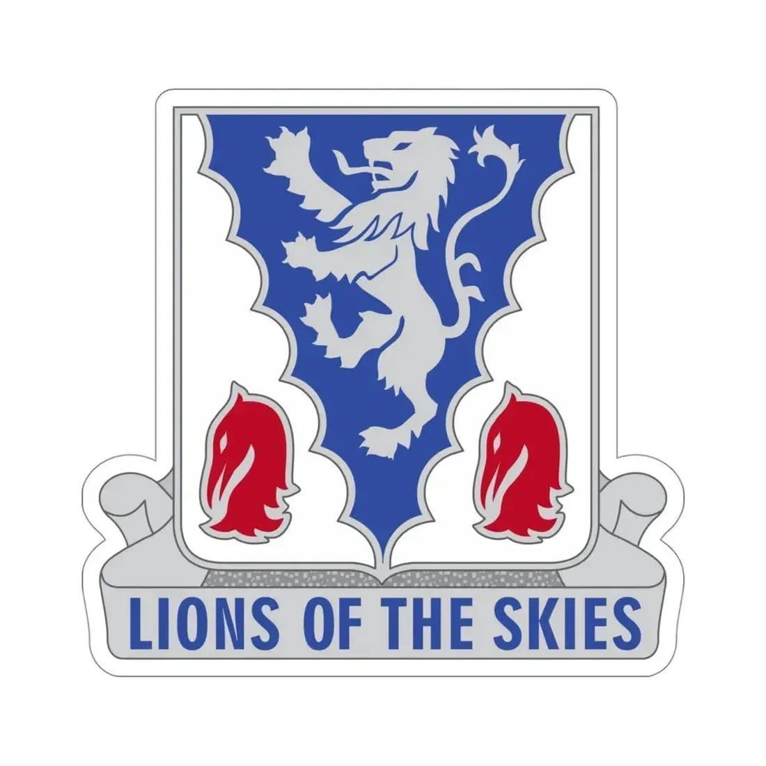 401 Glider Infantry Regiment (U.S. Army) STICKER Vinyl Die-Cut Decal 4 Inch - The Sticker Space