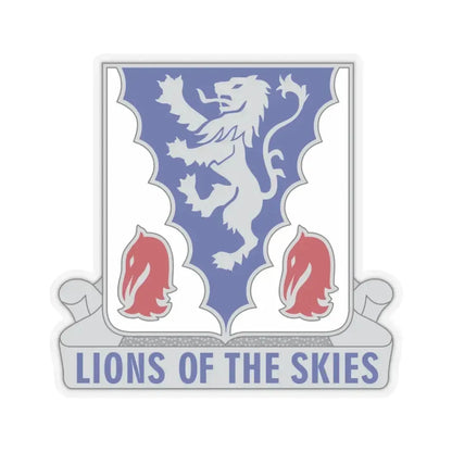 401 Glider Infantry Regiment (U.S. Army) STICKER Vinyl Kiss-Cut Decal 3 Inch Transparent - The Sticker Space