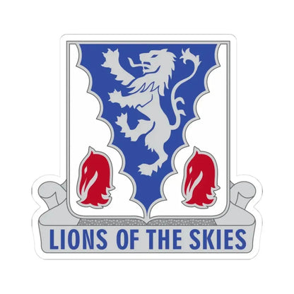 401 Glider Infantry Regiment (U.S. Army) STICKER Vinyl Kiss-Cut Decal 3 Inch White - The Sticker Space