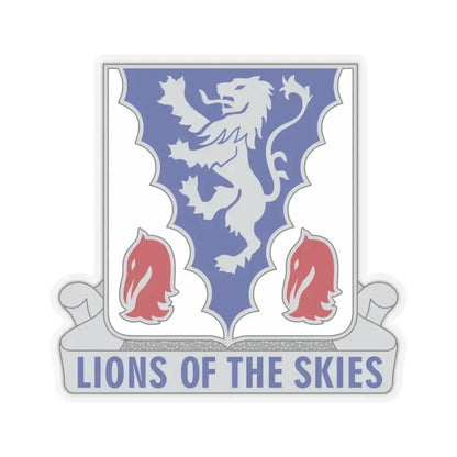 401 Glider Infantry Regiment (U.S. Army) STICKER Vinyl Kiss-Cut Decal 4 Inch Transparent - The Sticker Space