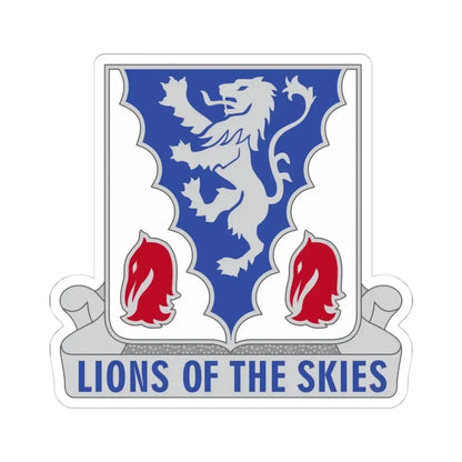 401 Glider Infantry Regiment (U.S. Army) STICKER Vinyl Kiss-Cut Decal 4 Inch White - The Sticker Space