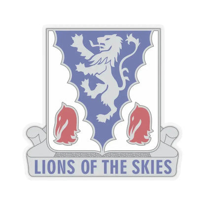 401 Glider Infantry Regiment (U.S. Army) STICKER Vinyl Kiss-Cut Decal 6 Inch Transparent - The Sticker Space