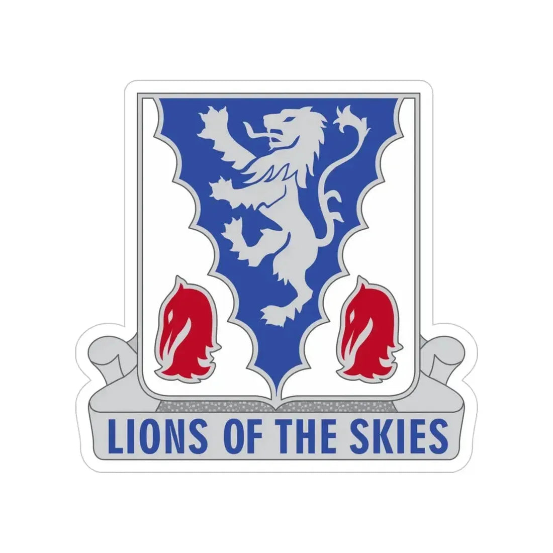 401 Glider Infantry Regiment (U.S. Army) Transparent STICKER Die-Cut Vinyl Decal 4 Inch - The Sticker Space