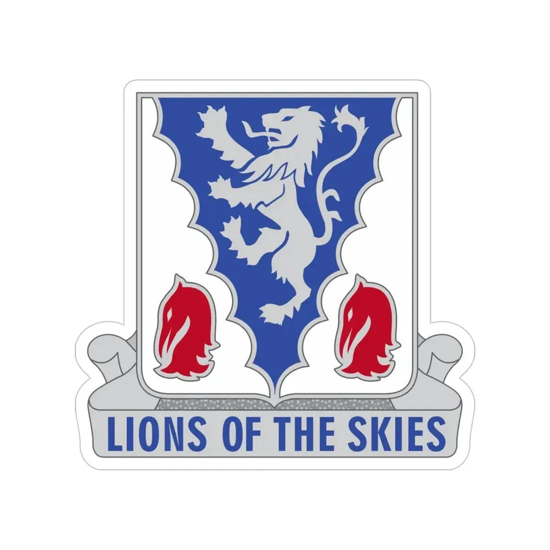 401 Glider Infantry Regiment (U.S. Army) Transparent STICKER Die-Cut Vinyl Decal - The Sticker Space