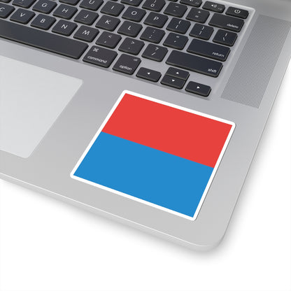 Flag of Canton of Ticino (Switzerland) STICKER Vinyl Kiss-Cut Decal