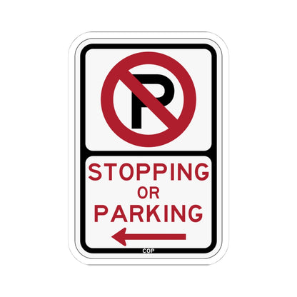 PBOT Road sign P1300L (Oregon) (Road Sign) STICKER Vinyl Kiss-Cut Decal