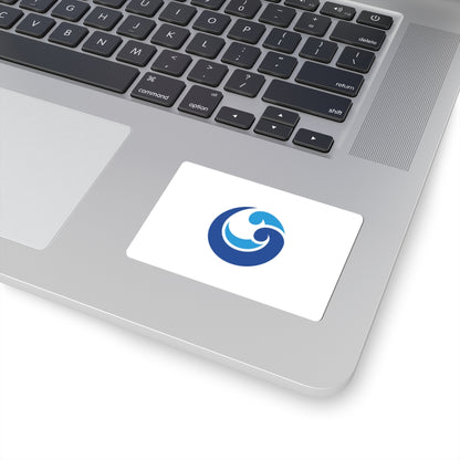 Flag of Okinoshima Shimane (Japan) STICKER Vinyl Kiss-Cut Decal