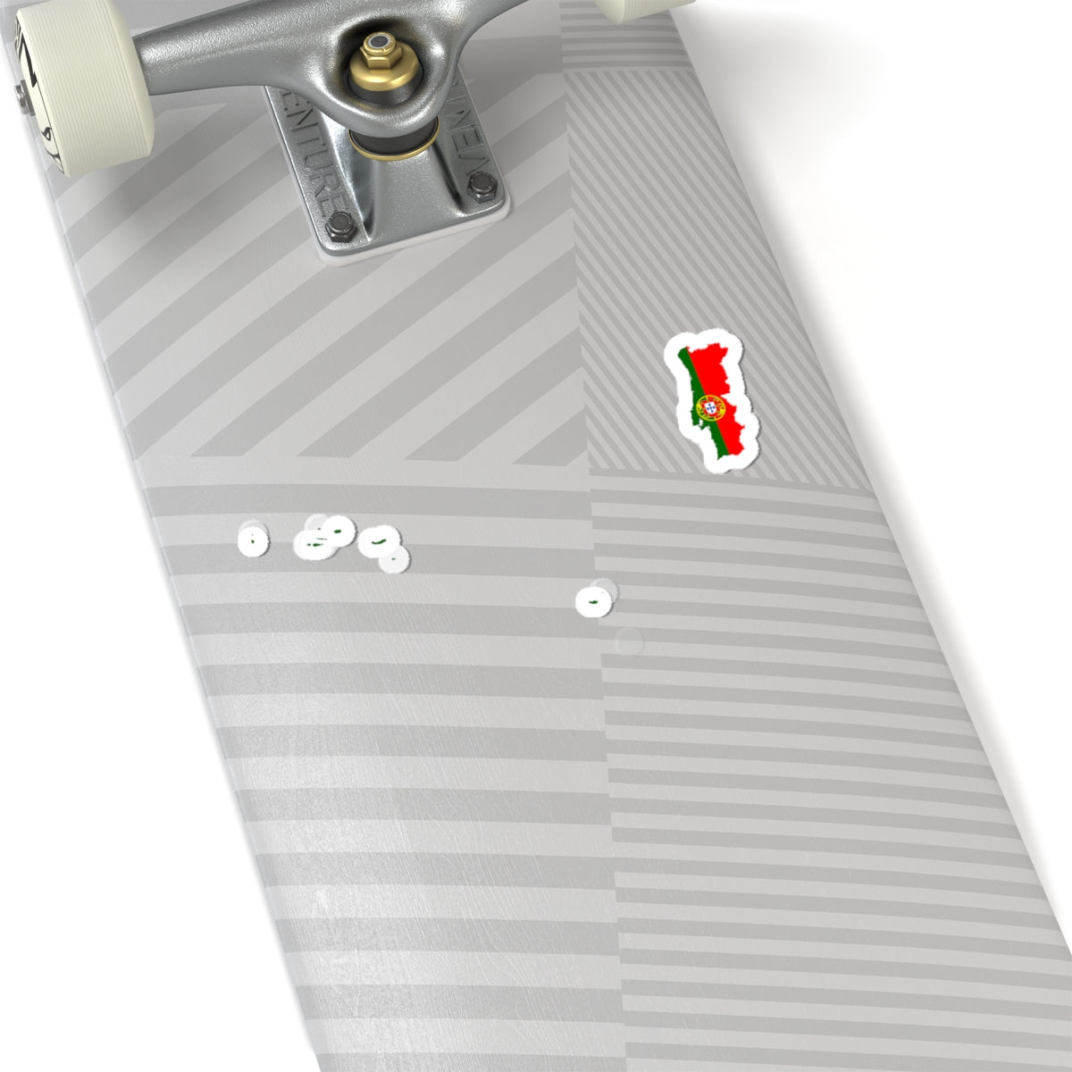 Flag-map of Portugal  Azores  Madeira (Portugal) STICKER Vinyl Kiss-Cut Decal