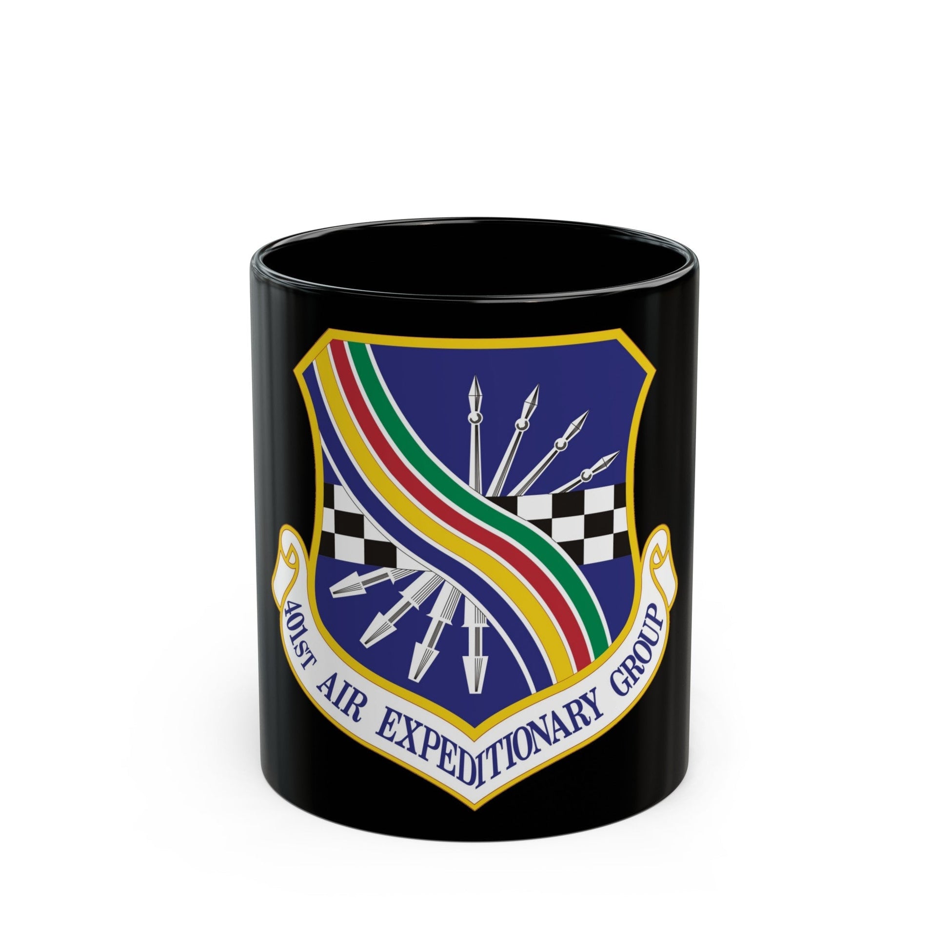 401st Air Expeditionary Group (U.S. Air Force) Black Coffee Mug-11oz-The Sticker Space