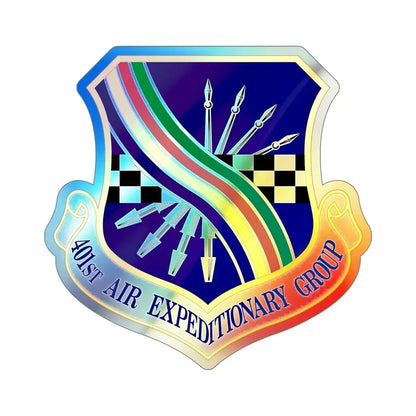 401st Air Expeditionary Group (U.S. Air Force) Holographic STICKER Die-Cut Vinyl Decal - The Sticker Space