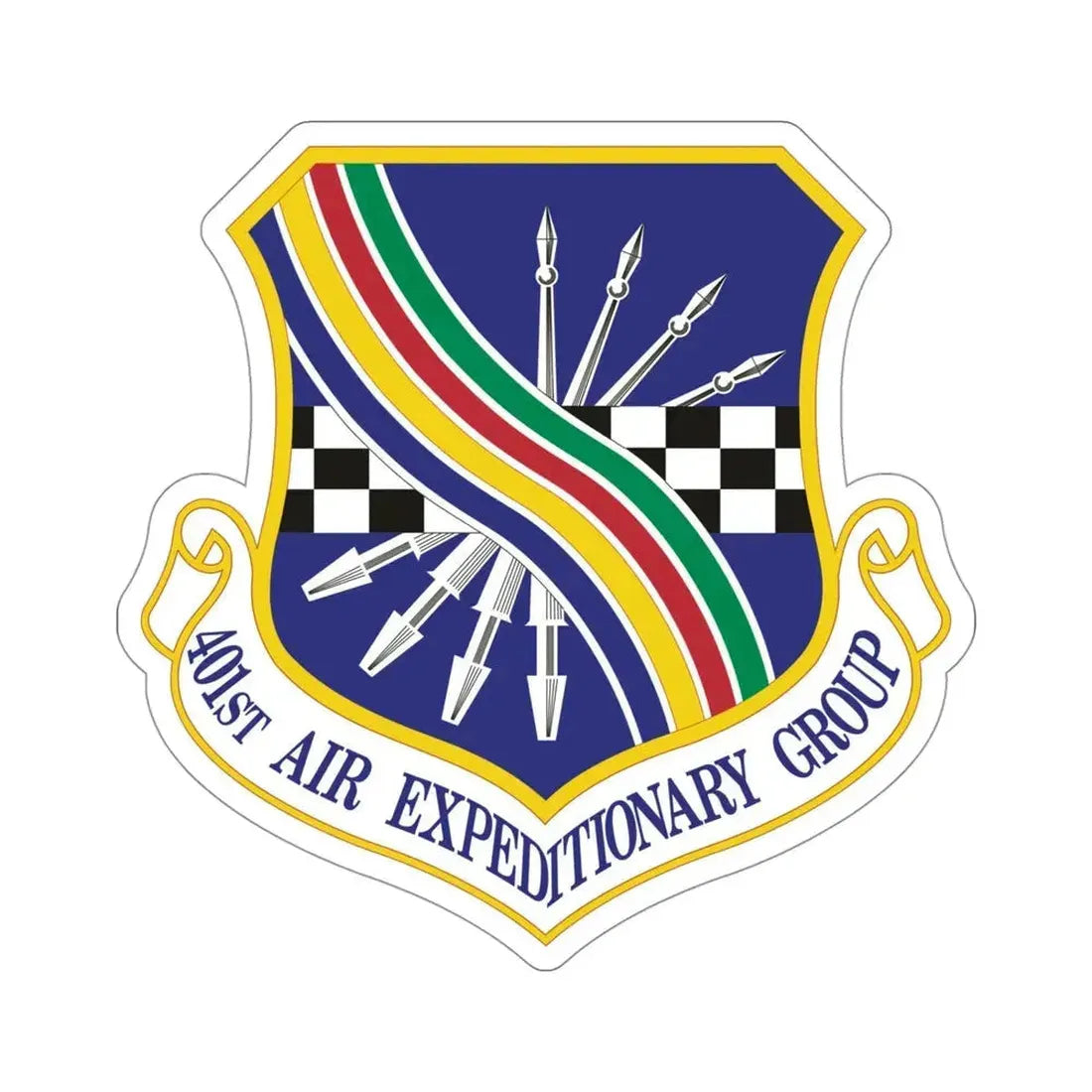 401st Air Expeditionary Group (U.S. Air Force) STICKER Vinyl Die-Cut Decal 4 Inch - The Sticker Space