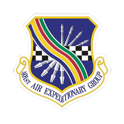 401st Air Expeditionary Group (U.S. Air Force) STICKER Vinyl Kiss-Cut Decal 3 Inch White - The Sticker Space