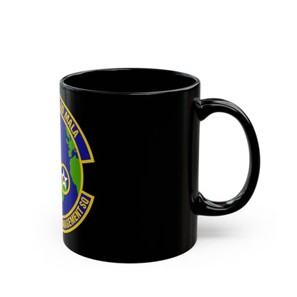 401st Supply Chain Management Squadron (U.S. Air Force) Black Coffee Mug-The Sticker Space