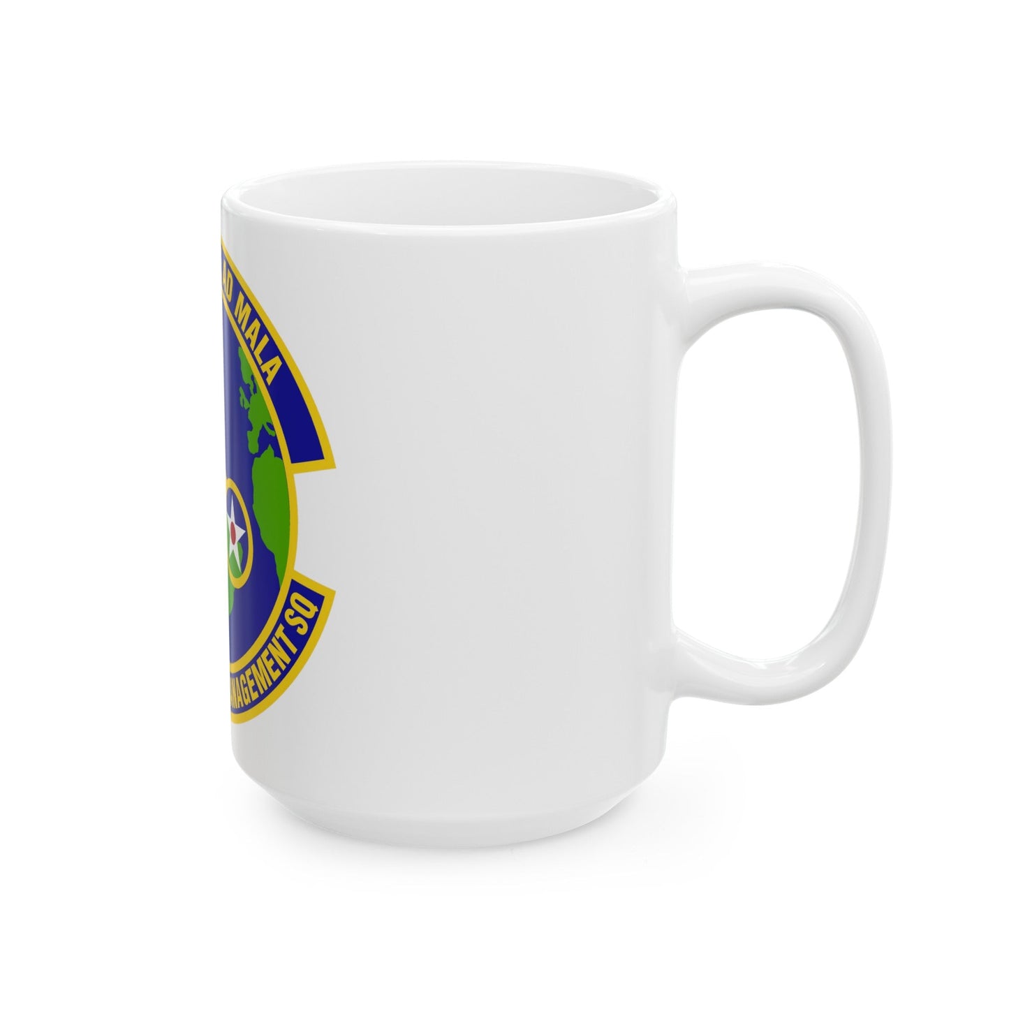 401st Supply Chain Management Squadron (U.S. Air Force) White Coffee Mug-The Sticker Space