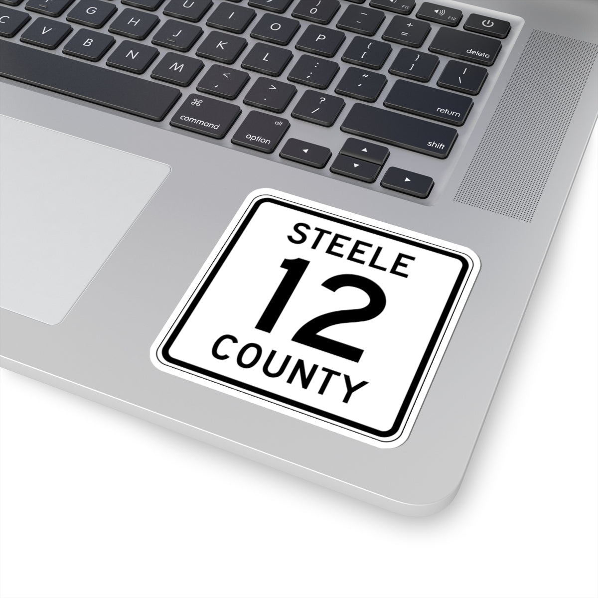 Steele County Route 12 MN (Minnesota) (Road Sign) STICKER Vinyl Kiss-Cut Decal