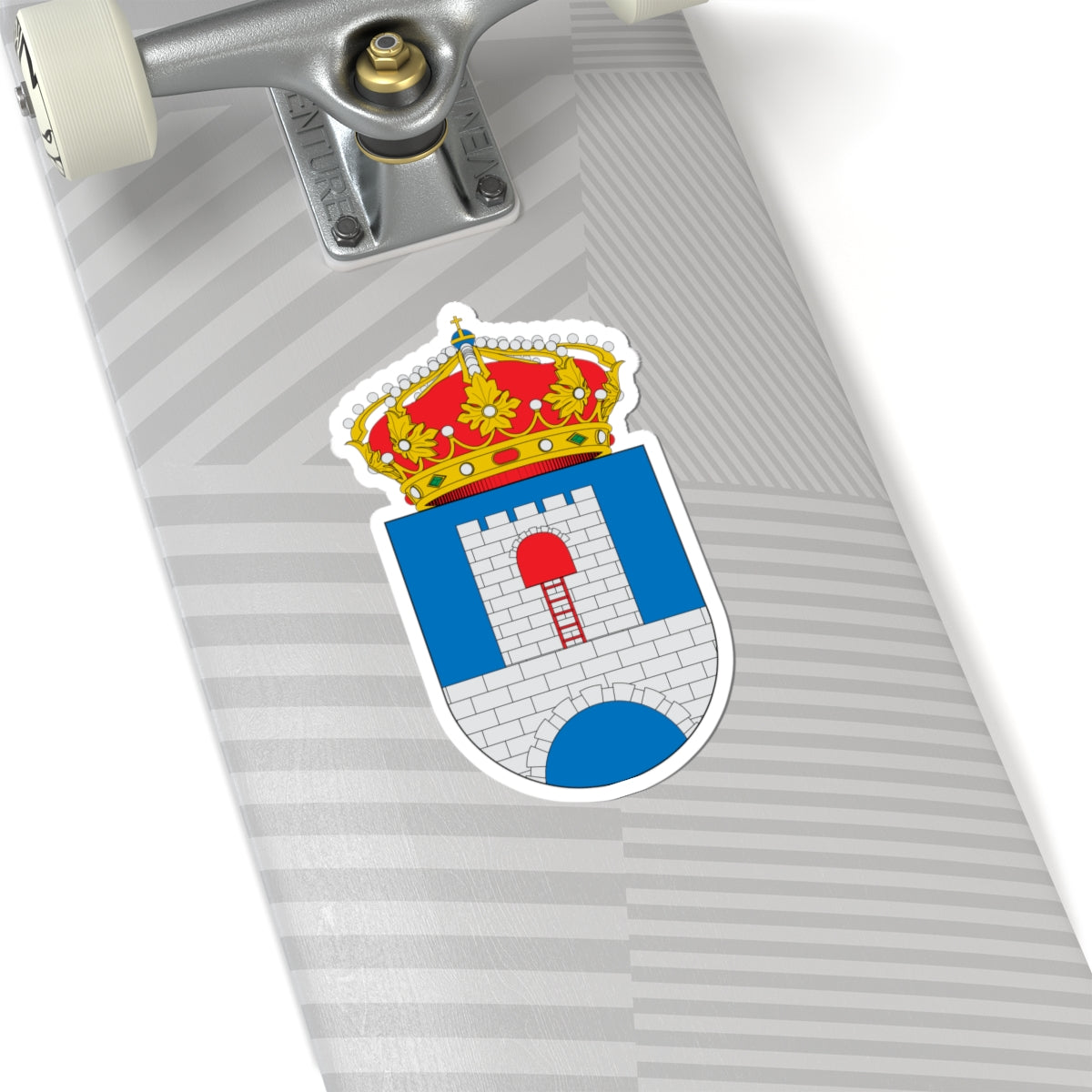 Escudo de Calmarza (Spain) (Coat of Arms) STICKER Vinyl Kiss-Cut Decal
