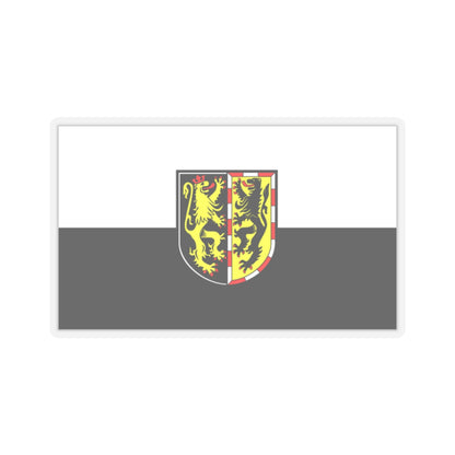 Flag of Hof Germany - STICKER Vinyl Kiss-Cut Decal