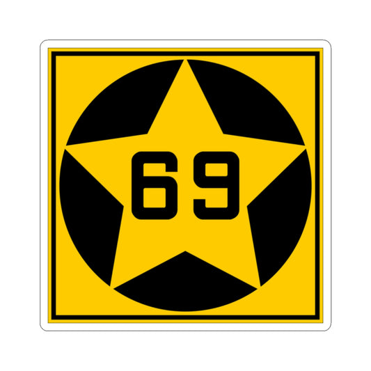 MN-69 1920 (Minnesota) (Road Sign) STICKER Vinyl Kiss-Cut Decal