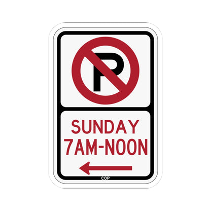 PBOT Road sign P1265L (Oregon) (Road Sign) STICKER Vinyl Kiss-Cut Decal