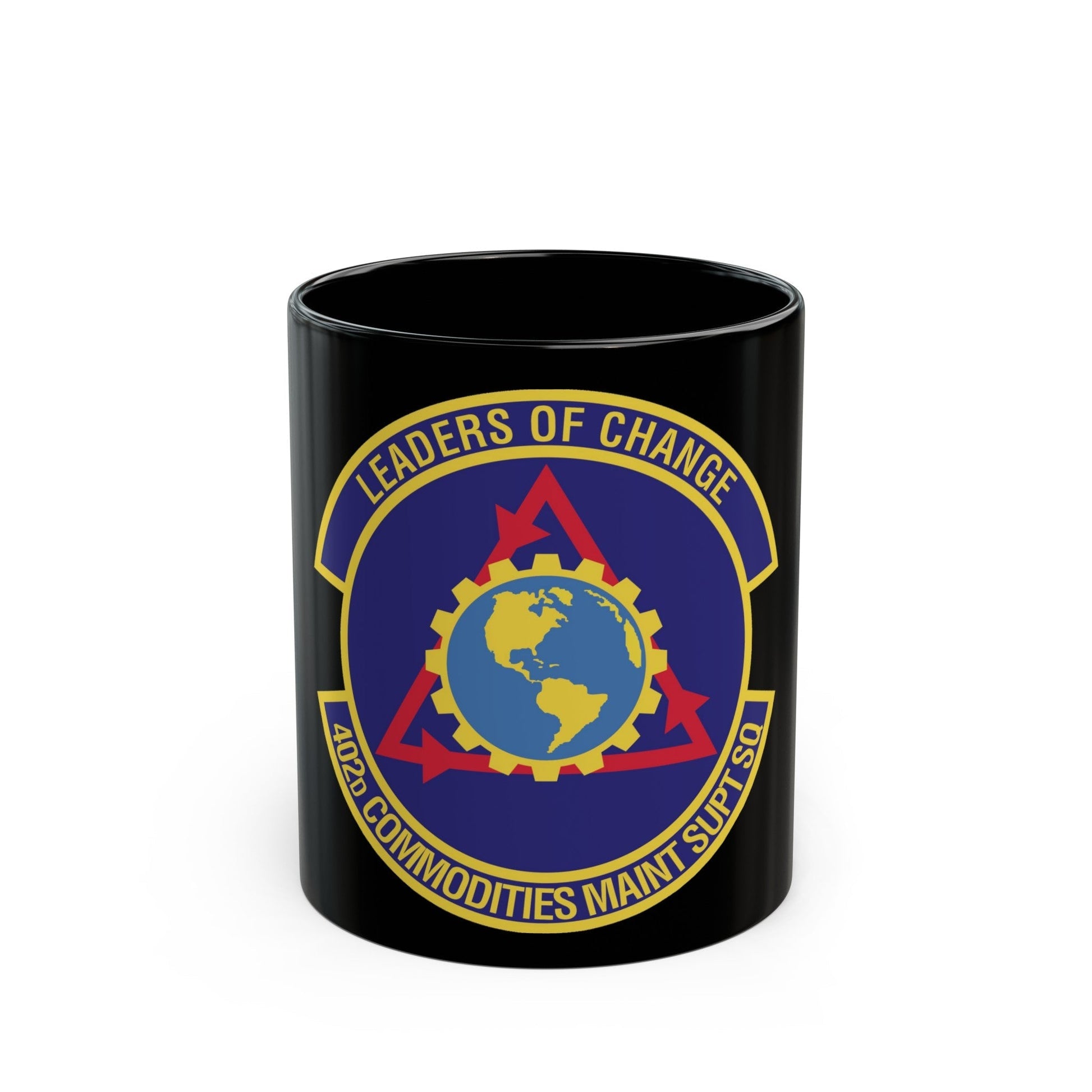 402d Commodities Maintenance Support Squadron (U.S. Air Force) Black Coffee Mug-11oz-The Sticker Space