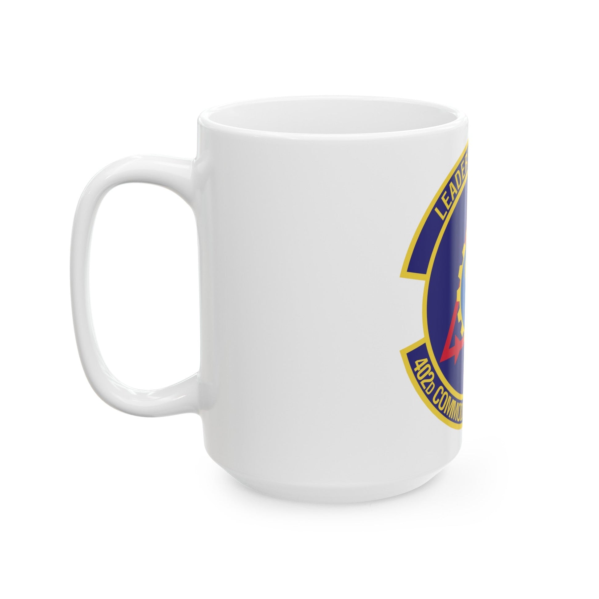 402d Commodities Maintenance Support Squadron (U.S. Air Force) White Coffee Mug-The Sticker Space