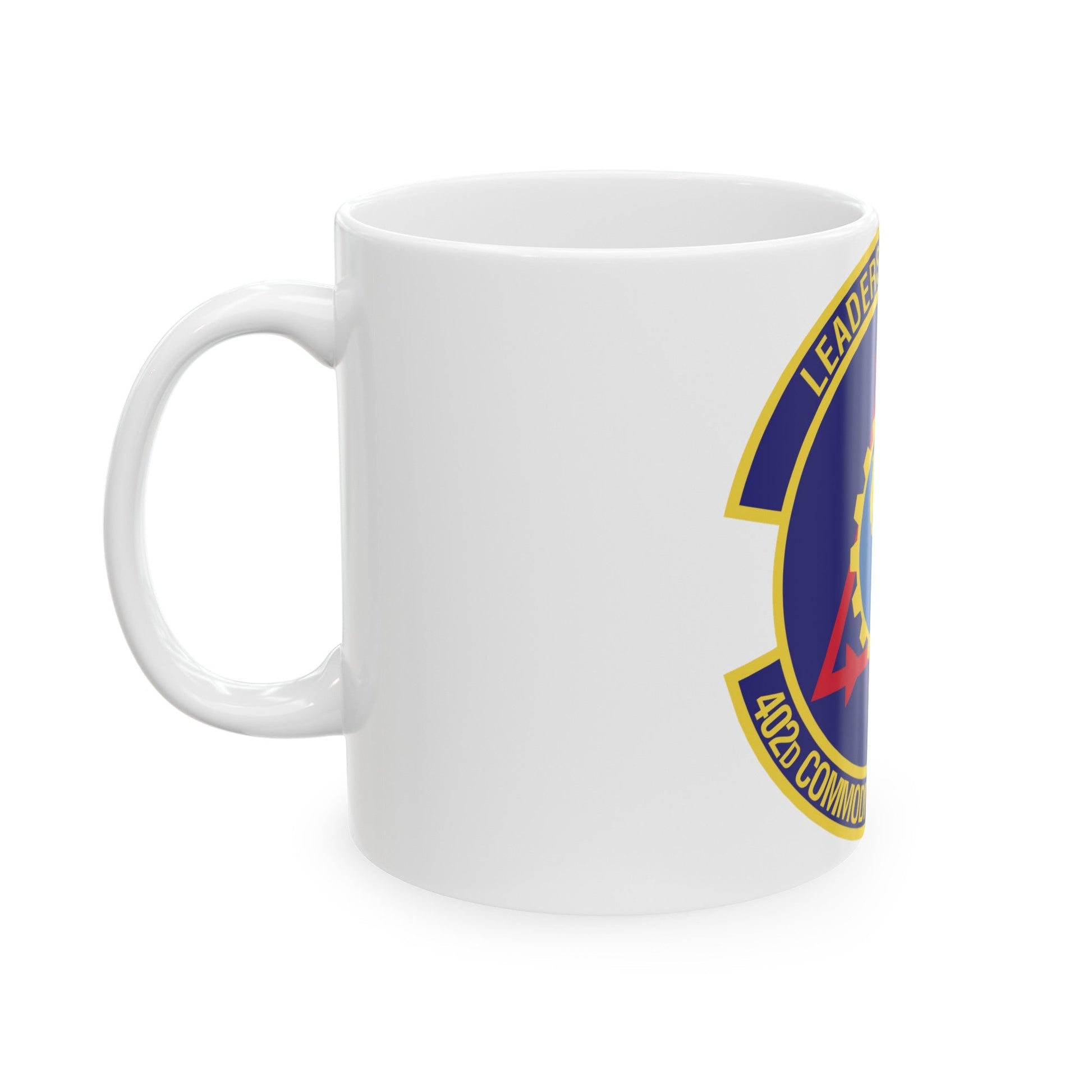 402d Commodities Maintenance Support Squadron (U.S. Air Force) White Coffee Mug-The Sticker Space