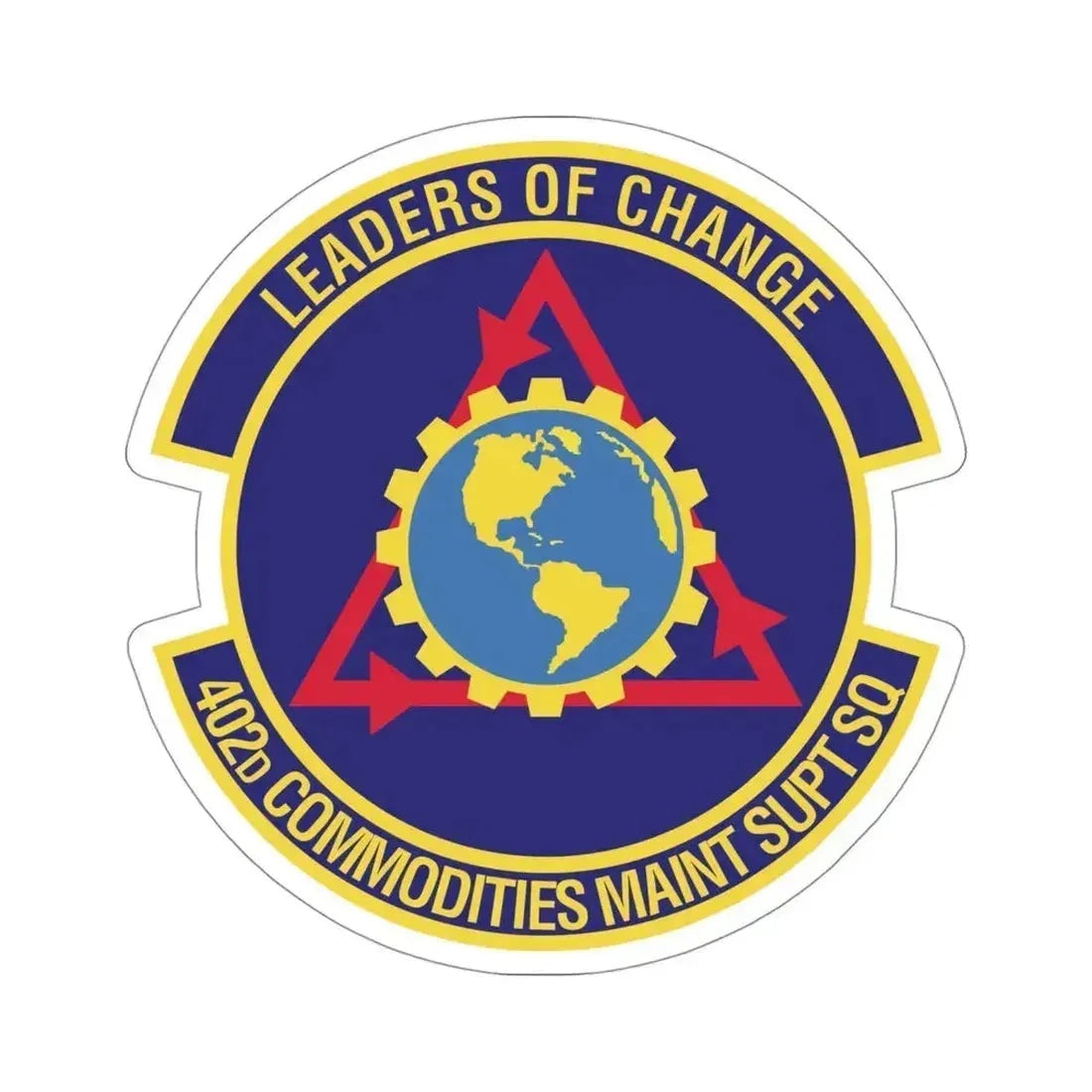 402d Commodities Maintenance Support Squadron (U.S. Air Force) STICKER Vinyl Die-Cut Decal 4 Inch - The Sticker Space