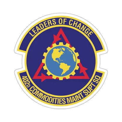 402d Commodities Maintenance Support Squadron (U.S. Air Force) STICKER Vinyl Die-Cut Decal 5 Inch - The Sticker Space