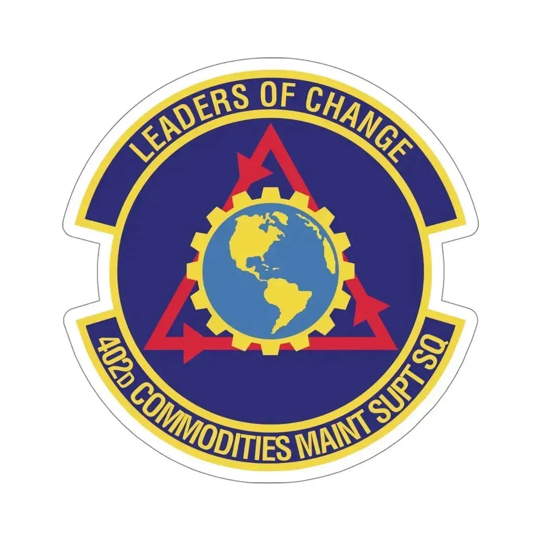 402d Commodities Maintenance Support Squadron (U.S. Air Force) STICKER Vinyl Die-Cut Decal 6 Inch - The Sticker Space