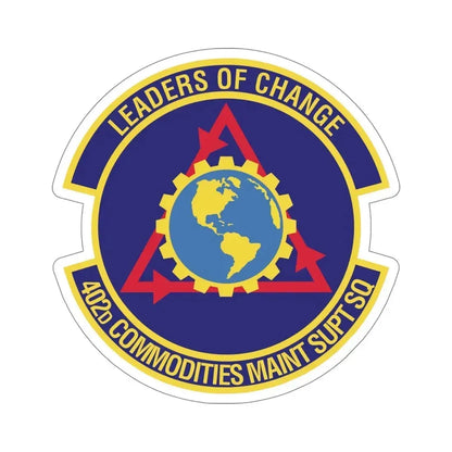 402d Commodities Maintenance Support Squadron (U.S. Air Force) STICKER Vinyl Die-Cut Decal - The Sticker Space