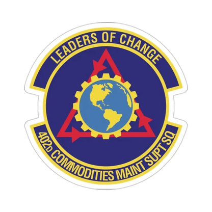 402d Commodities Maintenance Support Squadron (U.S. Air Force) STICKER Vinyl Die-Cut Decal - The Sticker Space