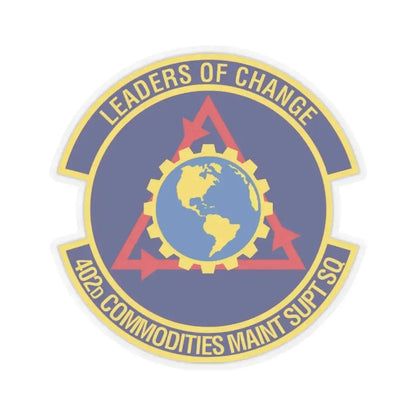 402d Commodities Maintenance Support Squadron (U.S. Air Force) STICKER Vinyl Kiss-Cut Decal 2 Inch Transparent - The Sticker Space