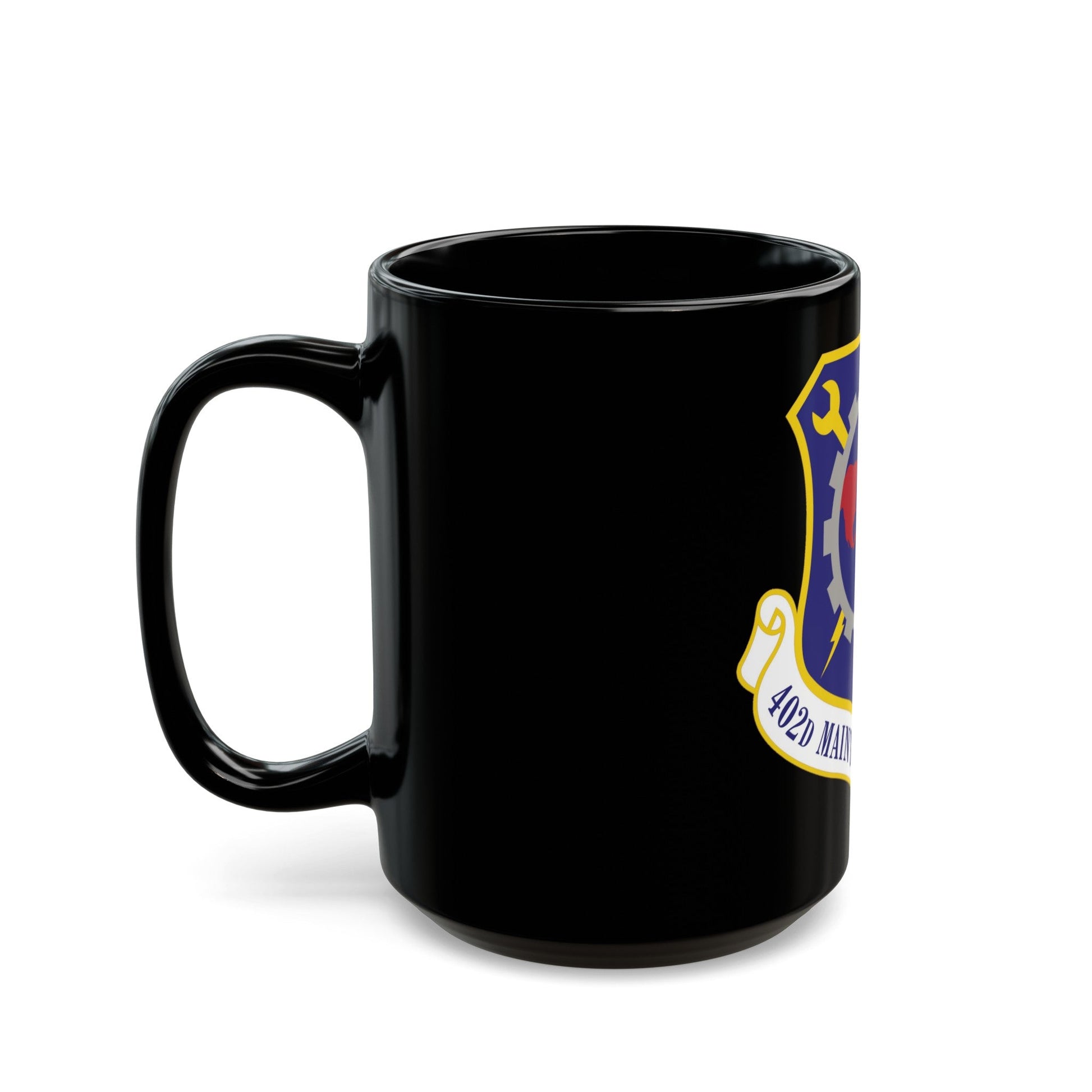 402d Maintenance Wing (U.S. Air Force) Black Coffee Mug-The Sticker Space