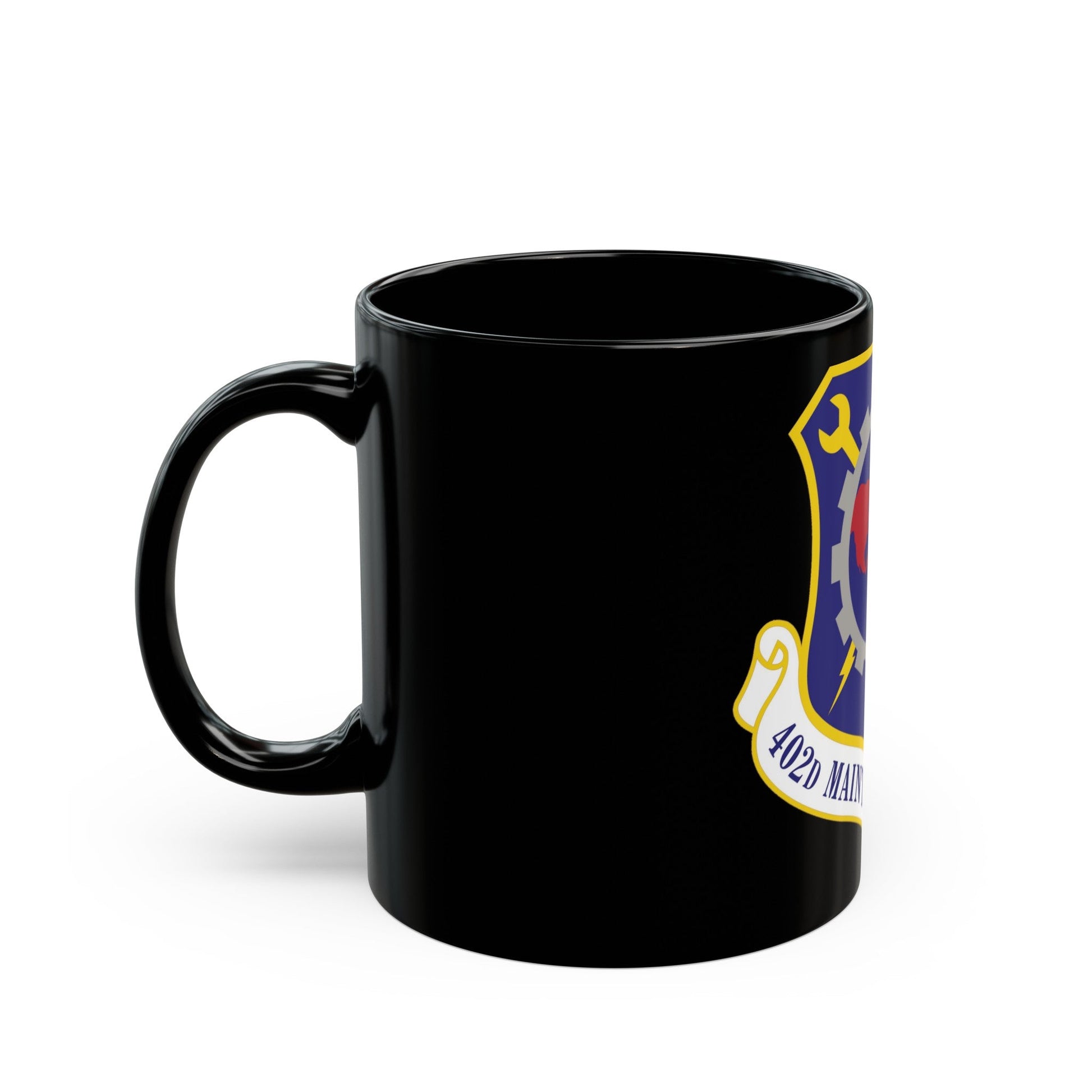 402d Maintenance Wing (U.S. Air Force) Black Coffee Mug-The Sticker Space