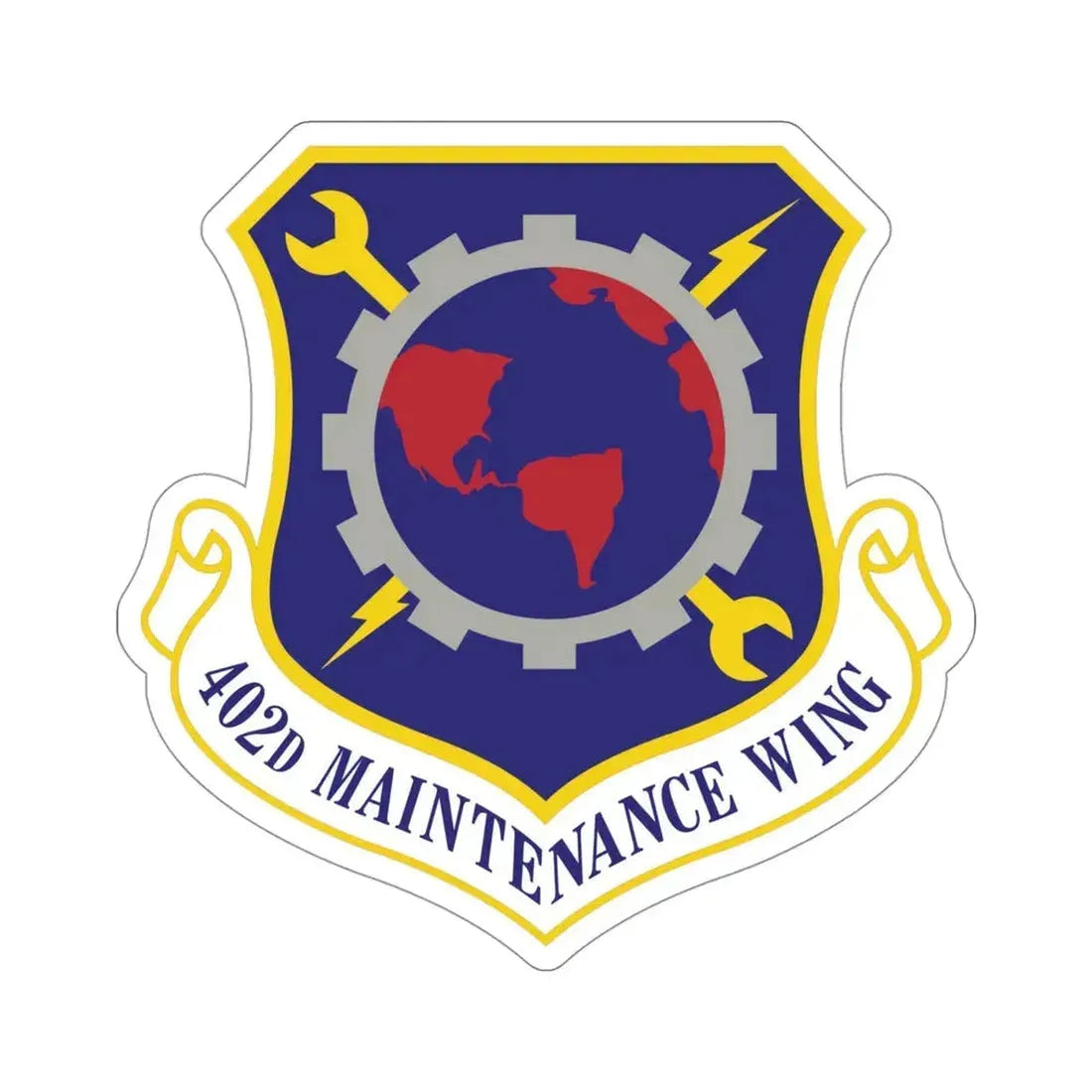 402d Maintenance Wing (U.S. Air Force) STICKER Vinyl Die-Cut Decal 4 Inch - The Sticker Space