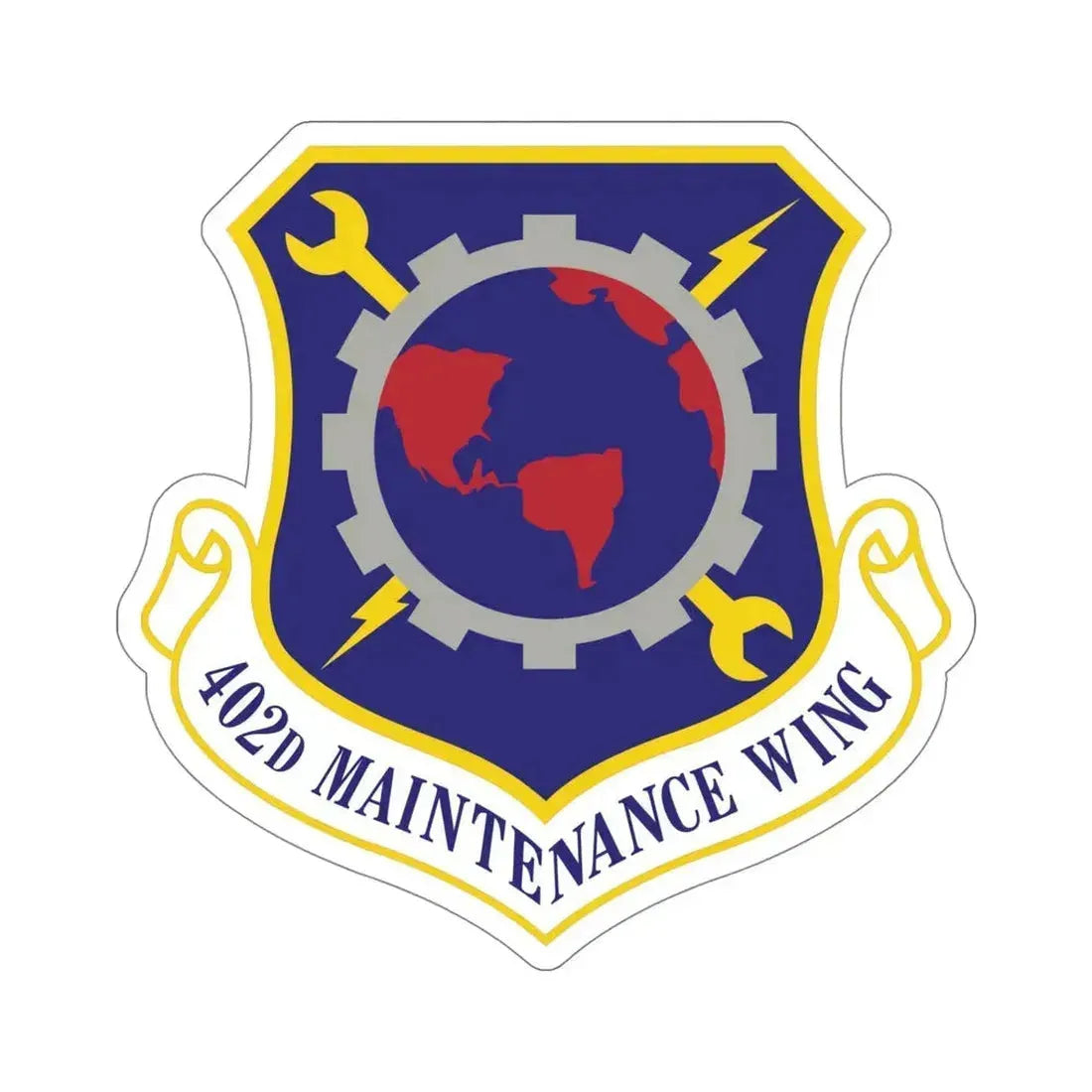 402d Maintenance Wing (U.S. Air Force) STICKER Vinyl Die-Cut Decal 5 Inch - The Sticker Space