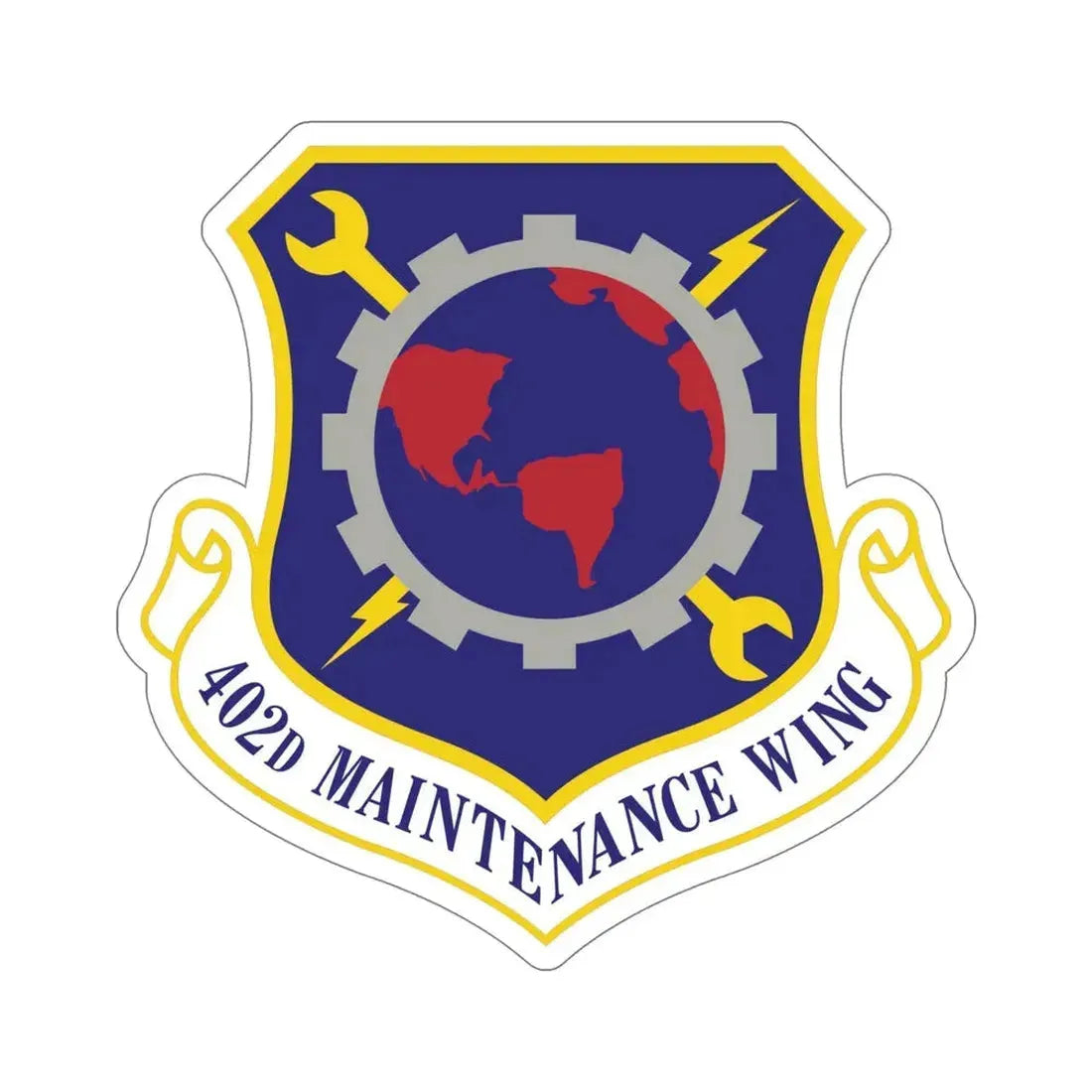 402d Maintenance Wing (U.S. Air Force) STICKER Vinyl Die-Cut Decal - The Sticker Space