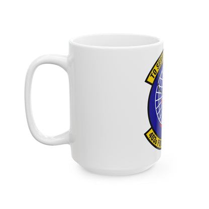 403 Force Support Squadron AFRC (U.S. Air Force) White Coffee Mug-The Sticker Space